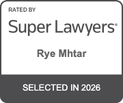 Rated By Super Lawyers | Rye Mhtar | Selected In 2026